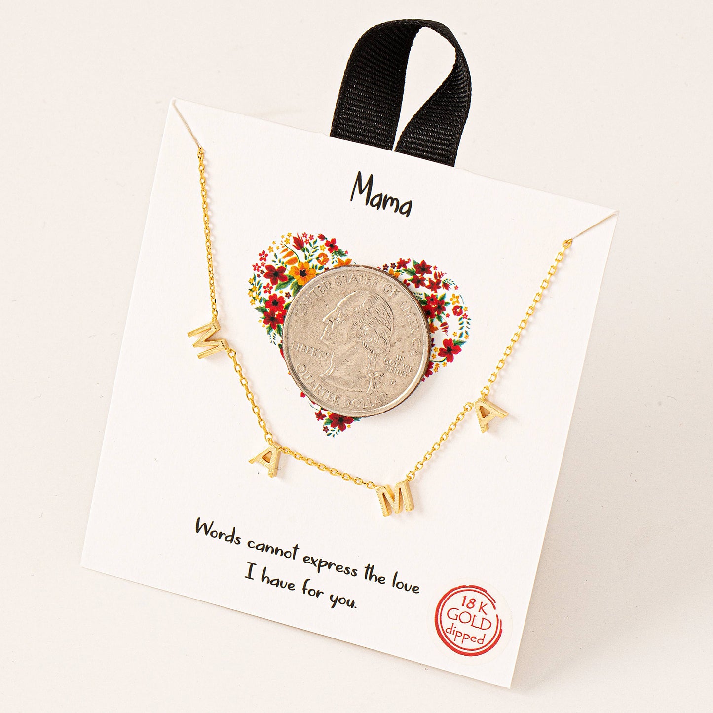 Mama Pendant Necklace