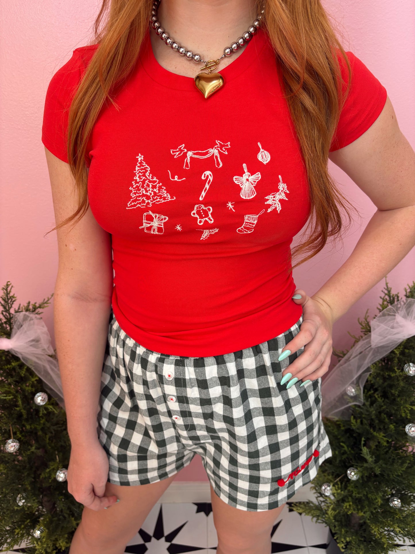 Merry Boxer Shorts - Hunter green