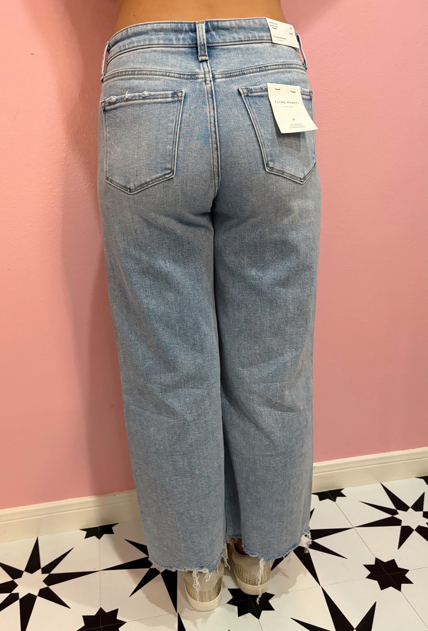 Flying Monkey Wide Leg Jeans