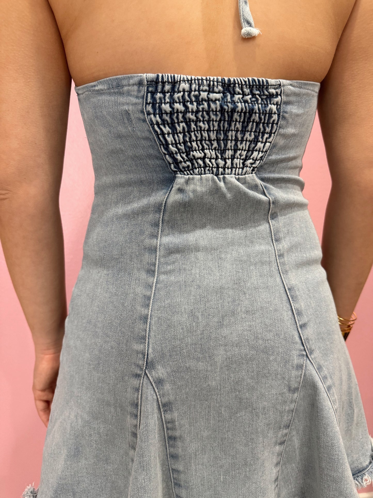 Denim Stretchy Hater Dress