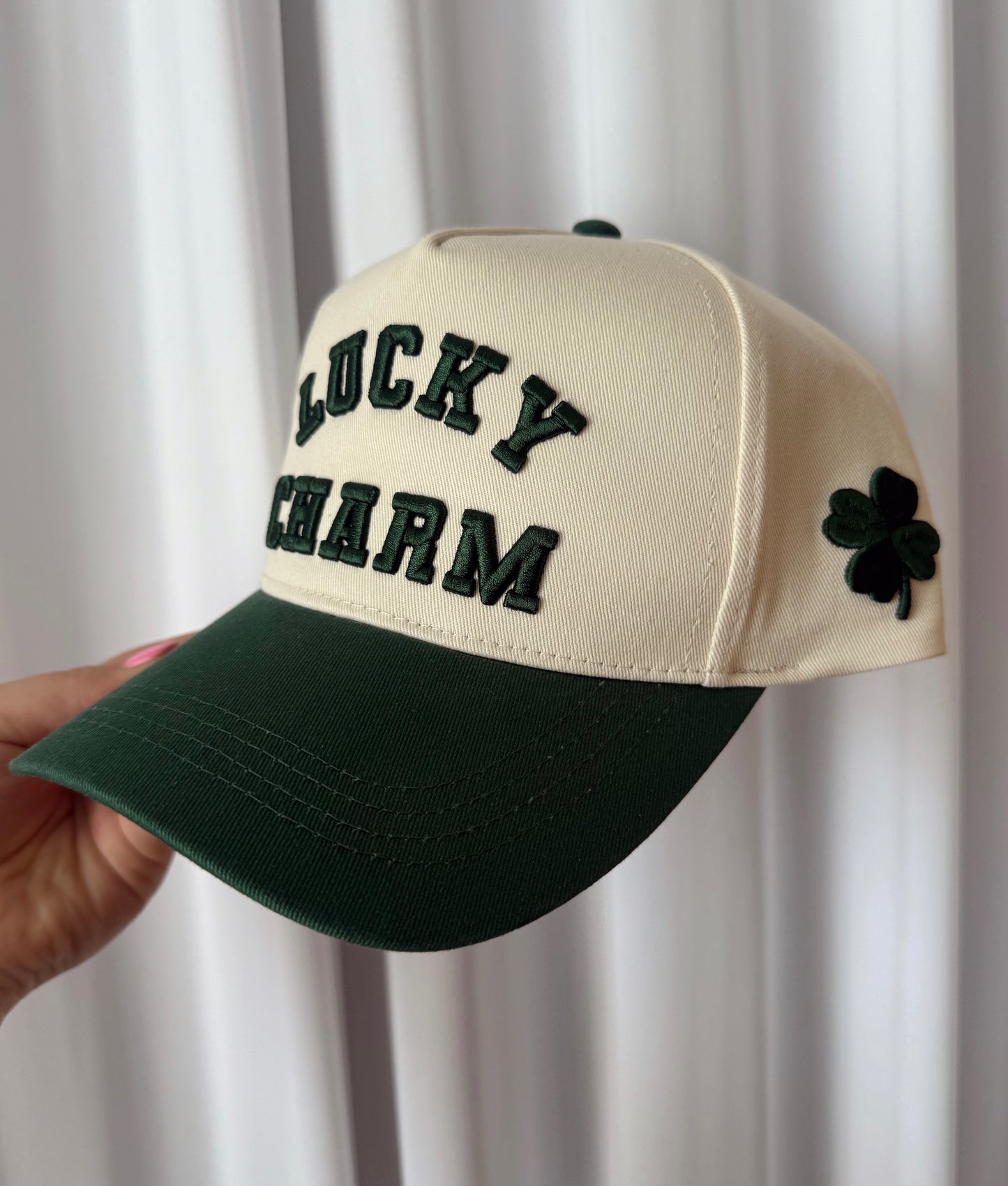 Lucky Charm Embroidered Hat