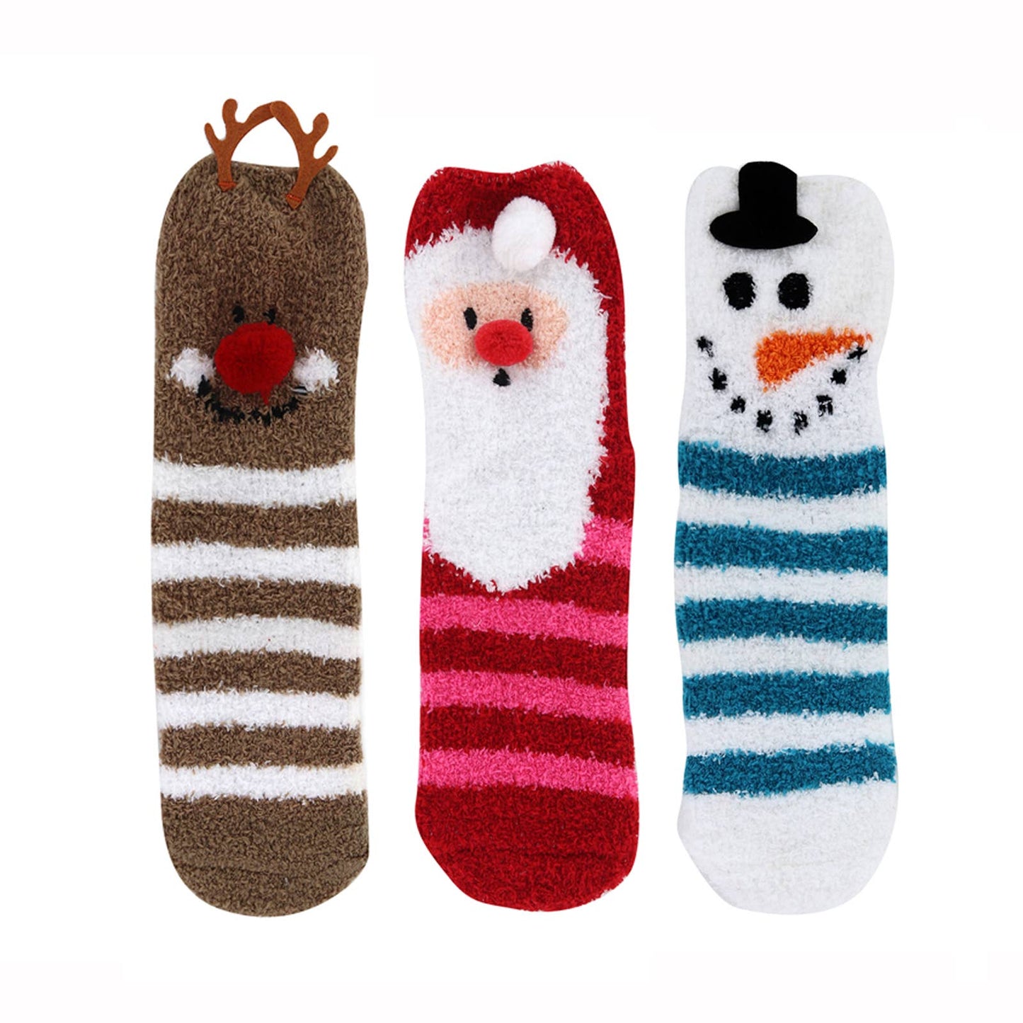 Cozy Fuzzy Holiday Socks