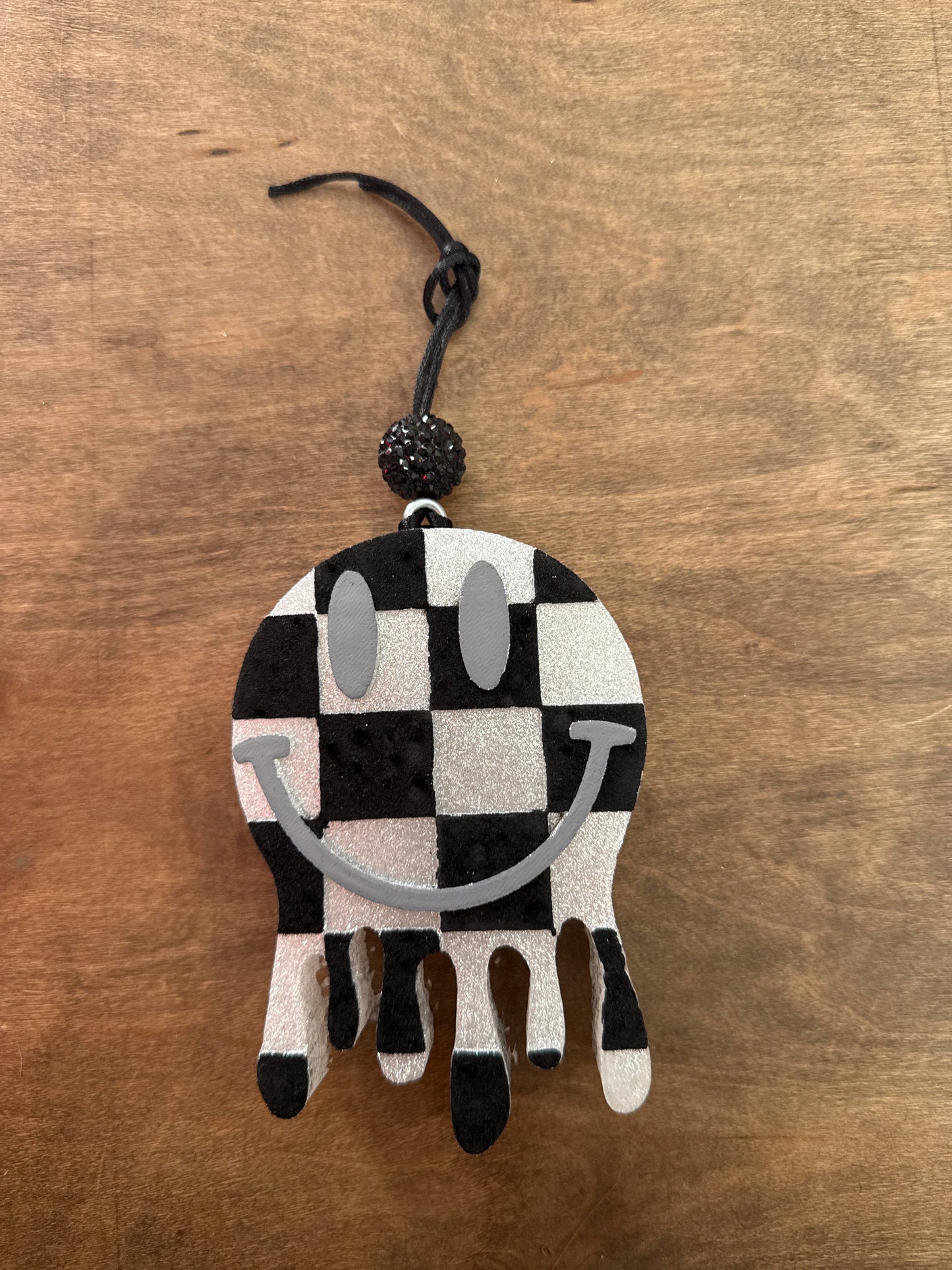 Smiley Face Checkered Freshie