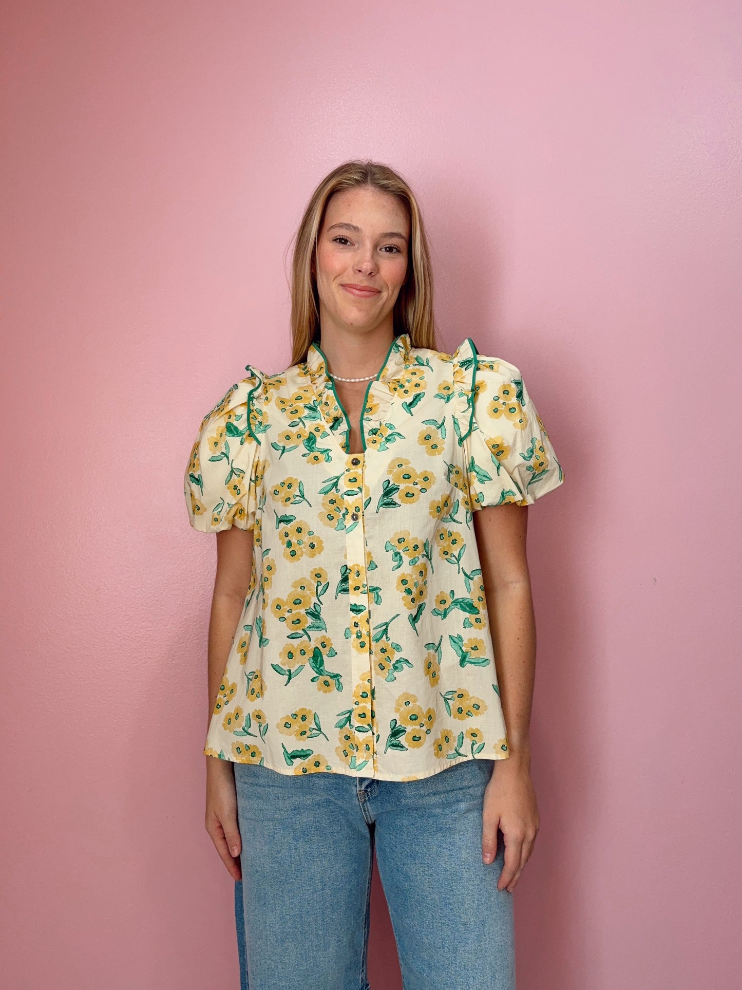 Floral Sunshine Top