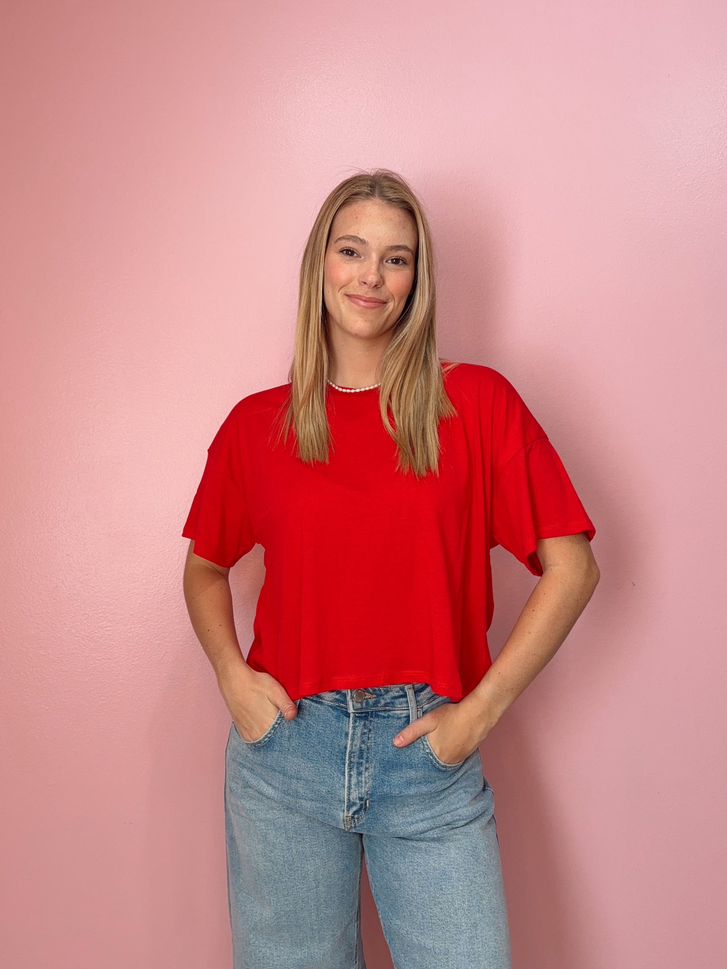Round Neck Crop Top