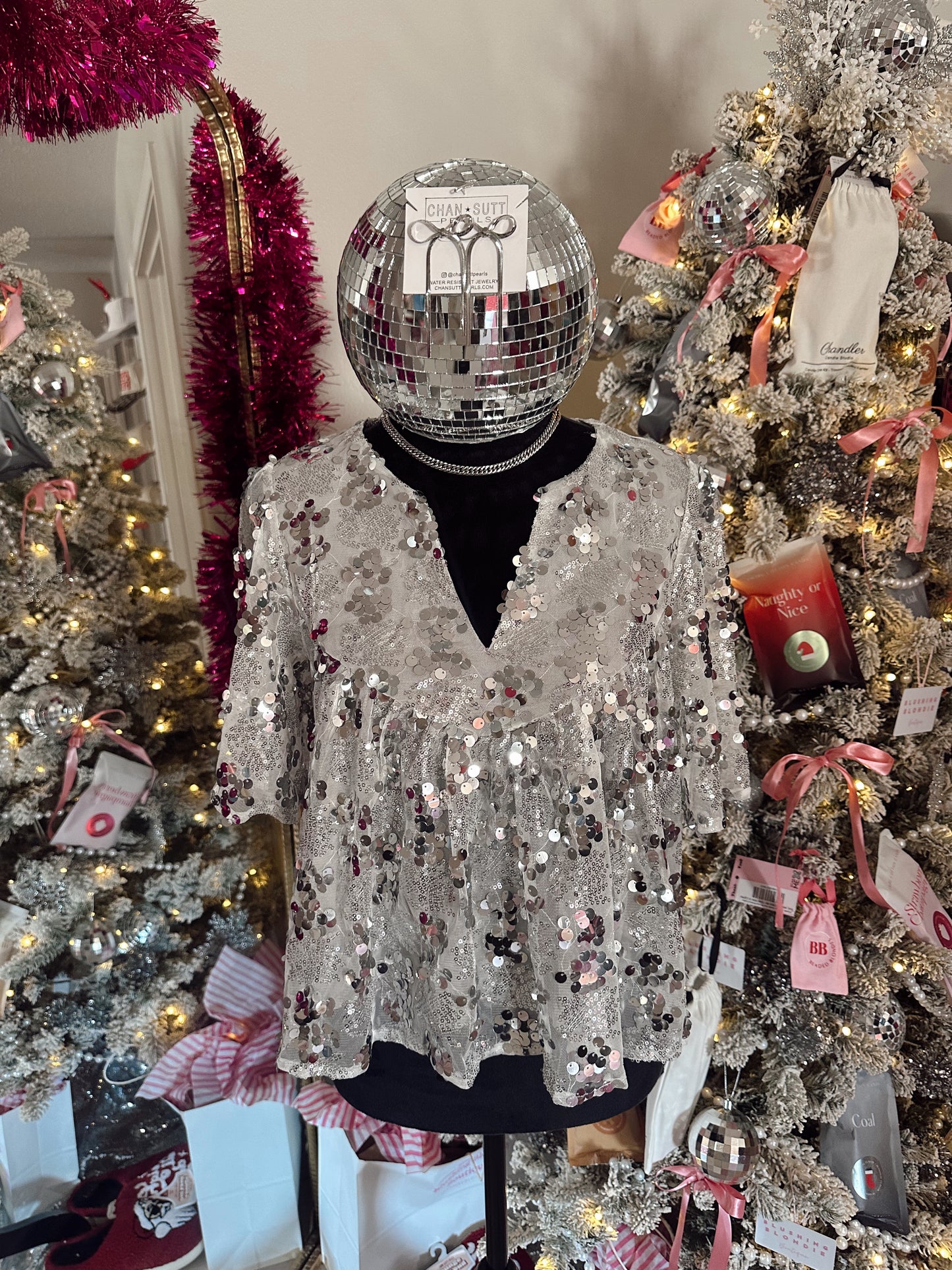 Silver Bell Top