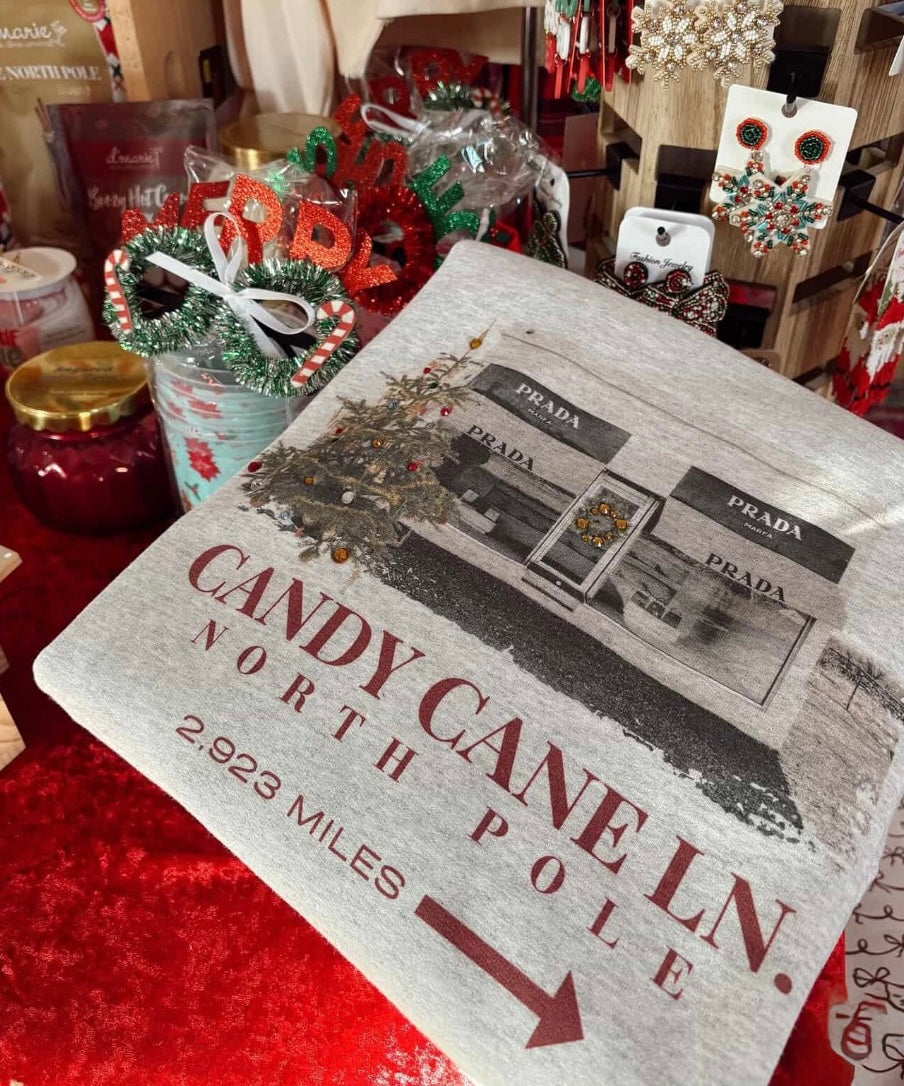 Candy Cane Marfa Sweatshirt