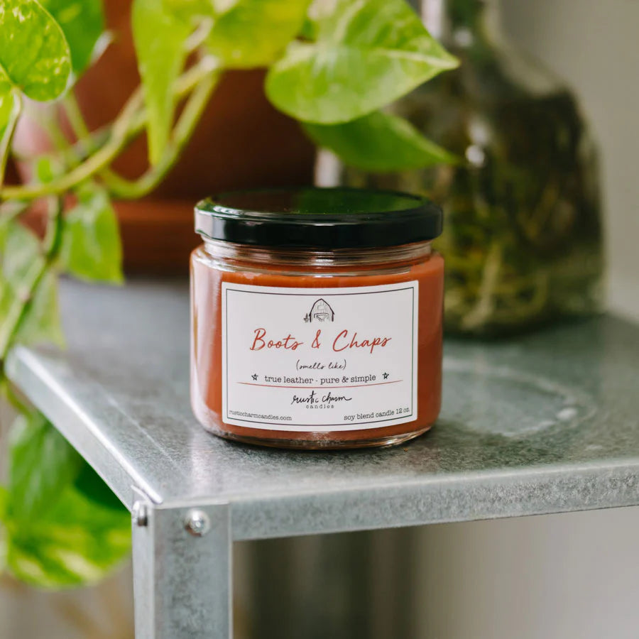 Boots & Chaps (Leather) Candle