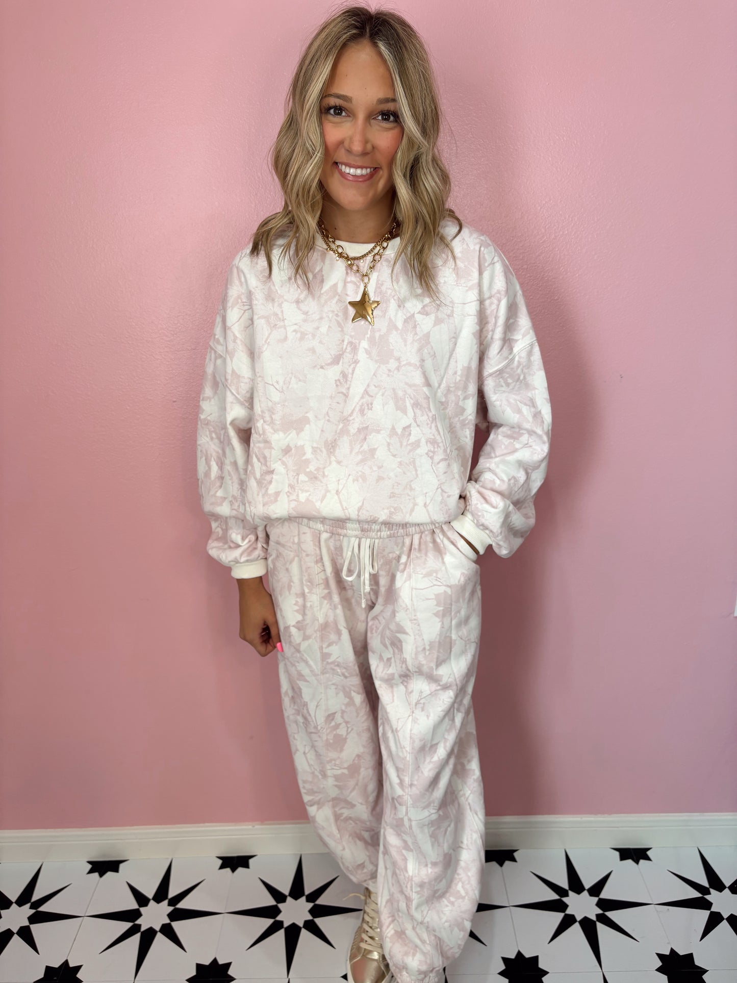 Pale Pink Tree Camo Set