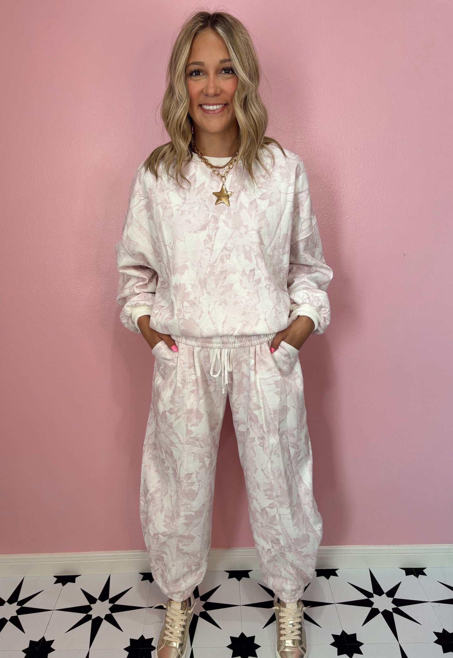 Pale Pink Tree Camo Set