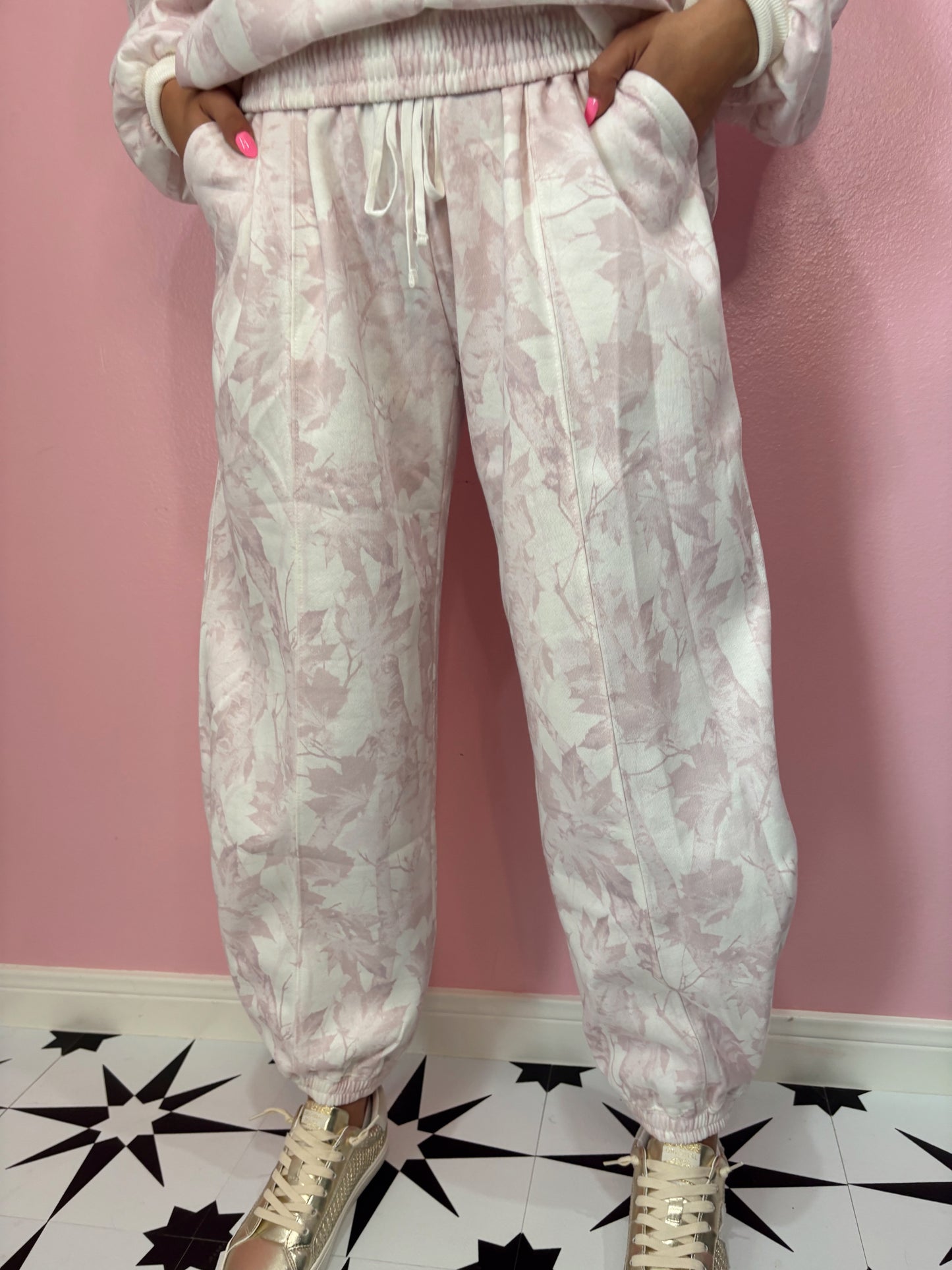 Pale Pink Tree Camo Set