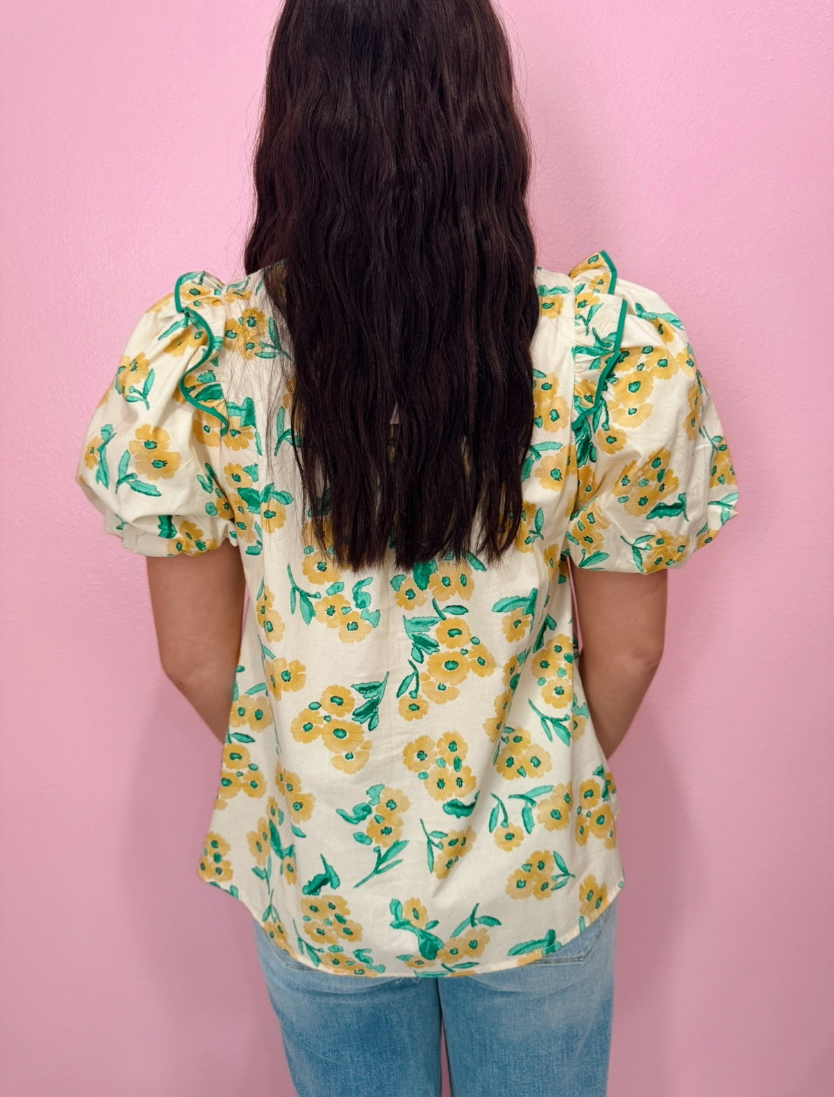 Floral Sunshine Top