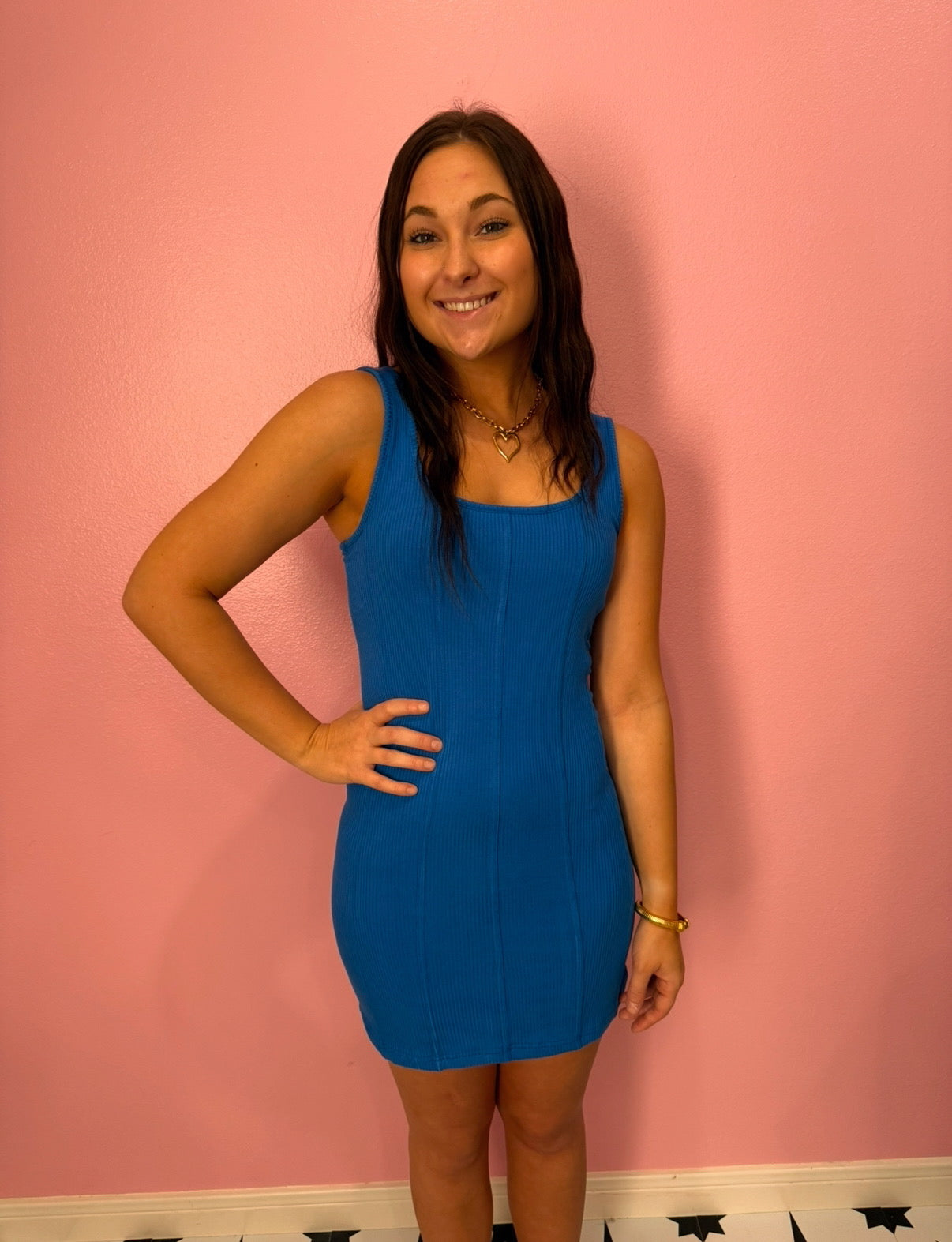 Sail Blue Bodycon Mini Dress