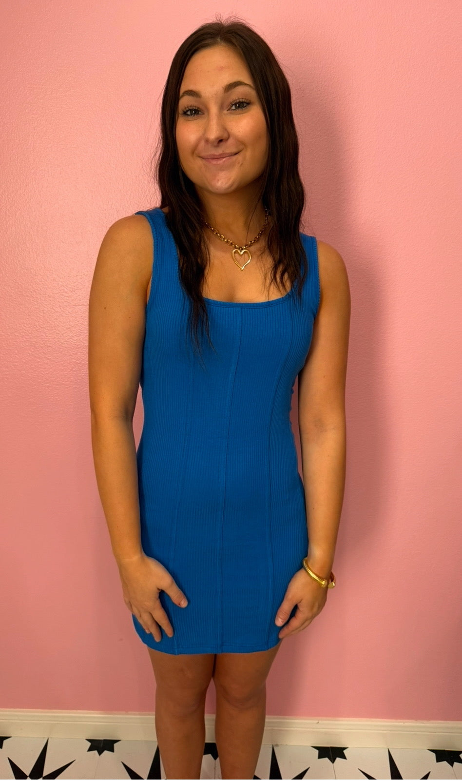 Sail Blue Bodycon Mini Dress