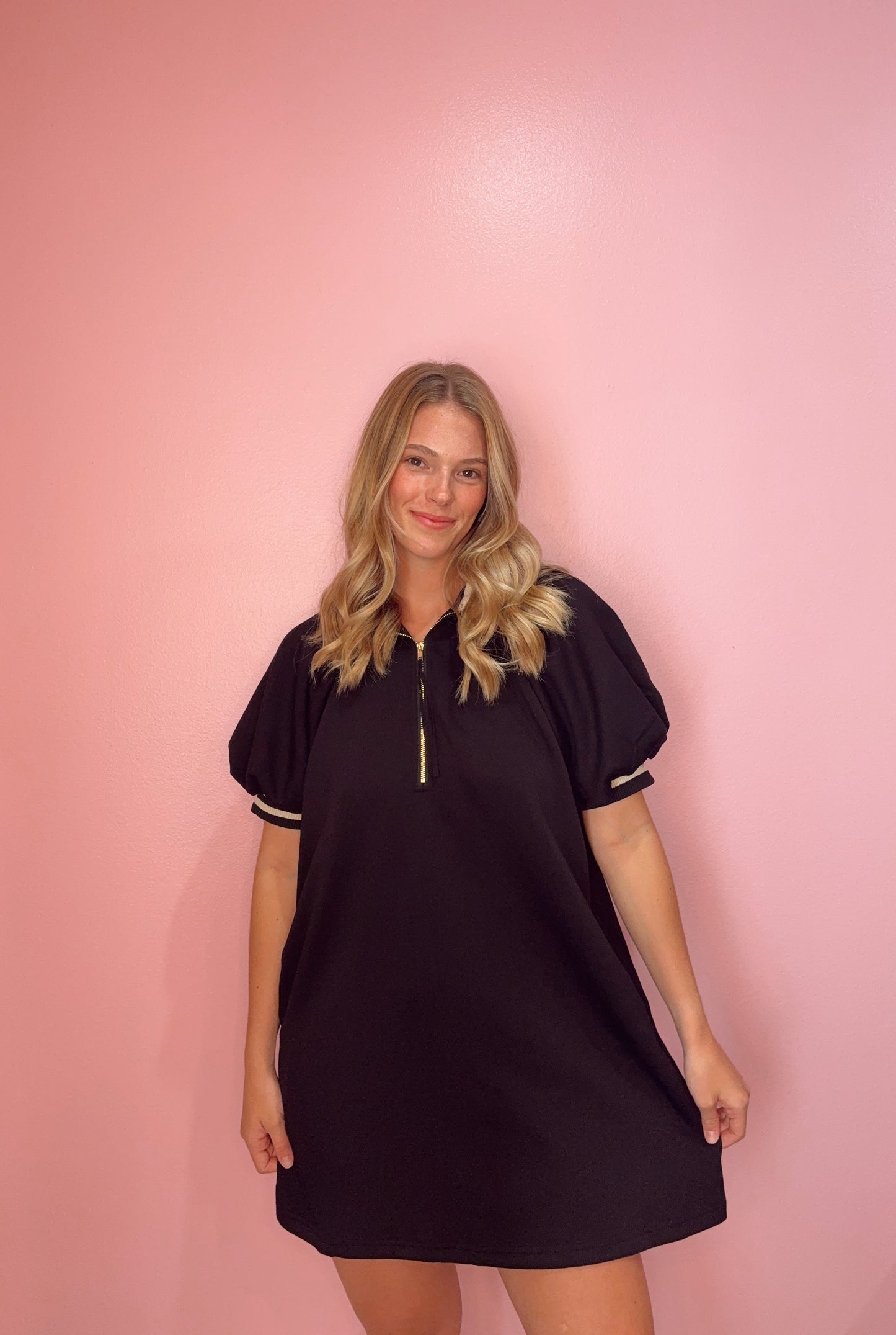 Butter Soft Black Tee Shirt Dress
