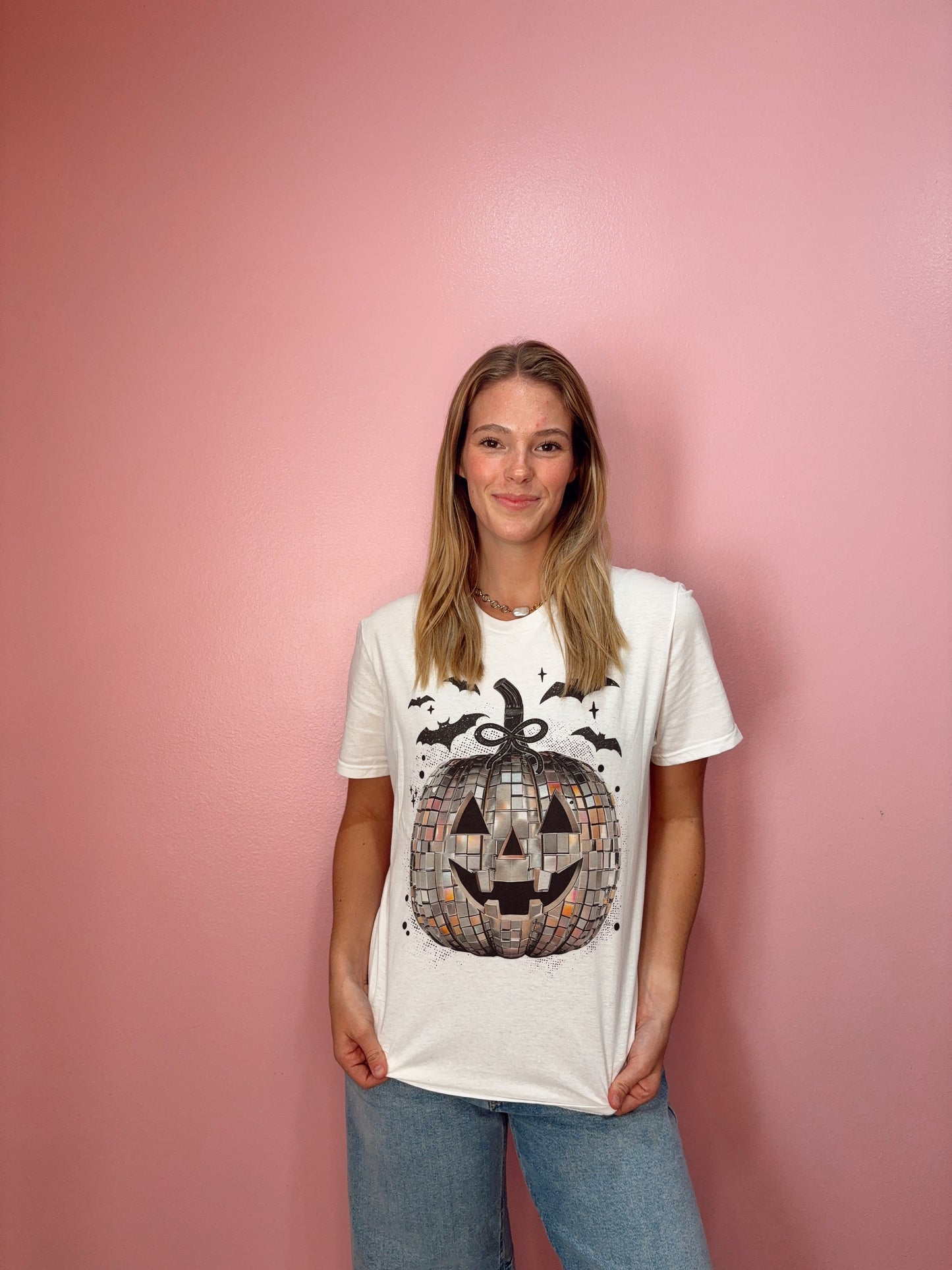 Disco Jack O Lantern Halloween Graphic tee