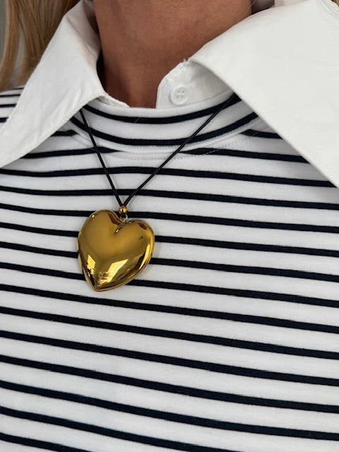 JASMINE CHUNKY HEART NECKLACE