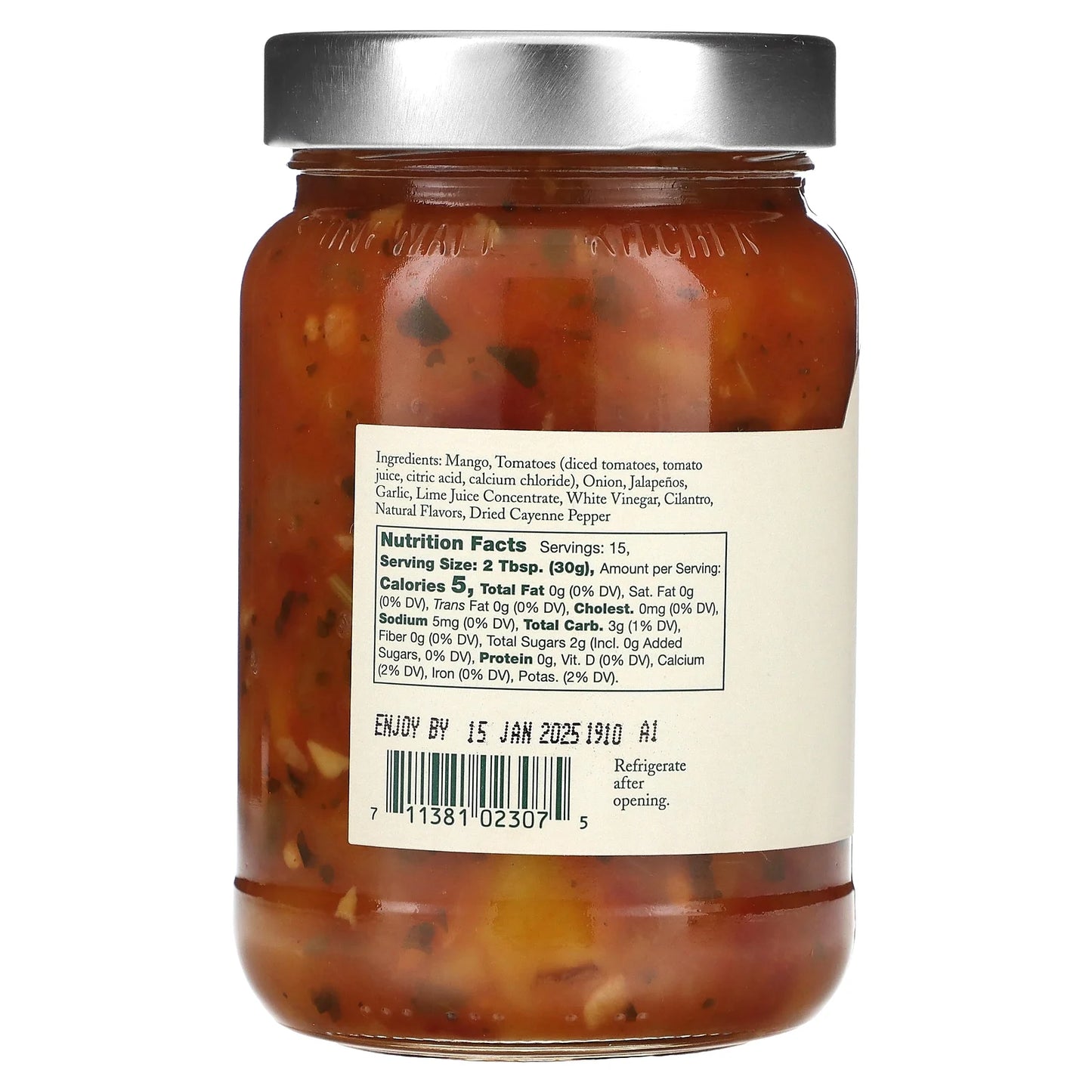 Stonewall Kitchen Mango Lime Salsa Jar