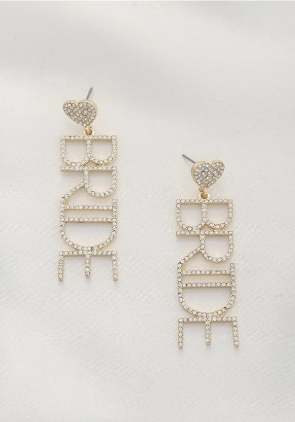 Rhinestone Bridal Dangle Earring