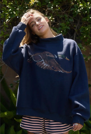 Lucky Duck Mock Neck
