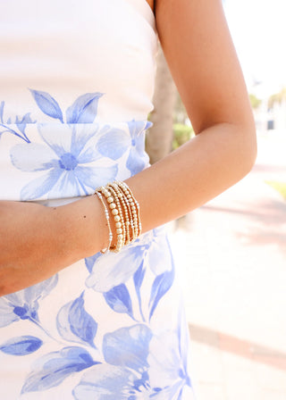 ILY Bracelet in Gold with Silver