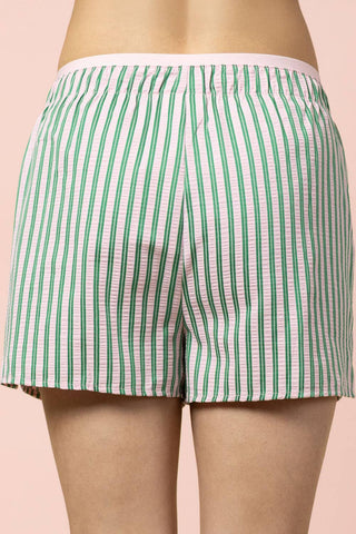 VERY J - NP70865-Striped Comfy Shorts