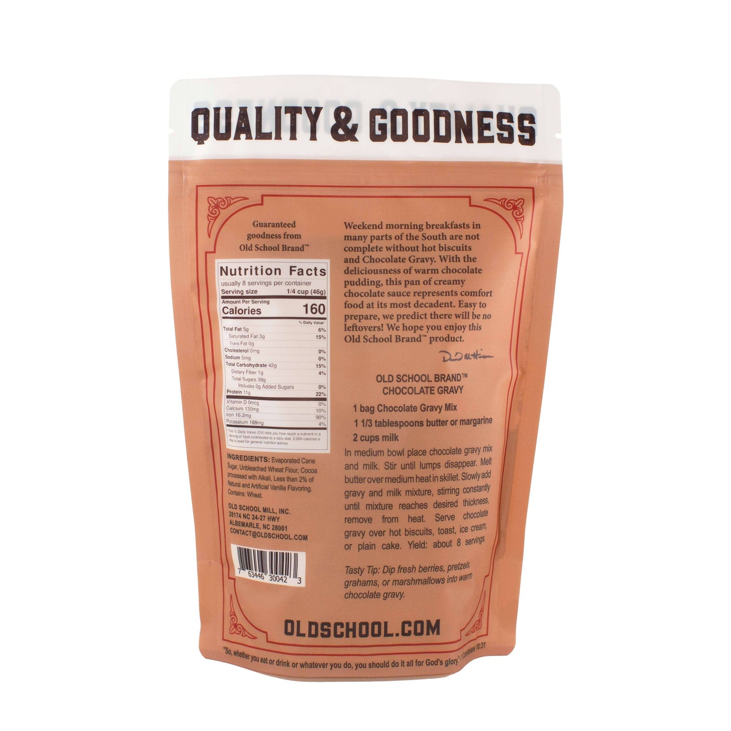 Old School Brand™ - Chocolate Gravy Mix