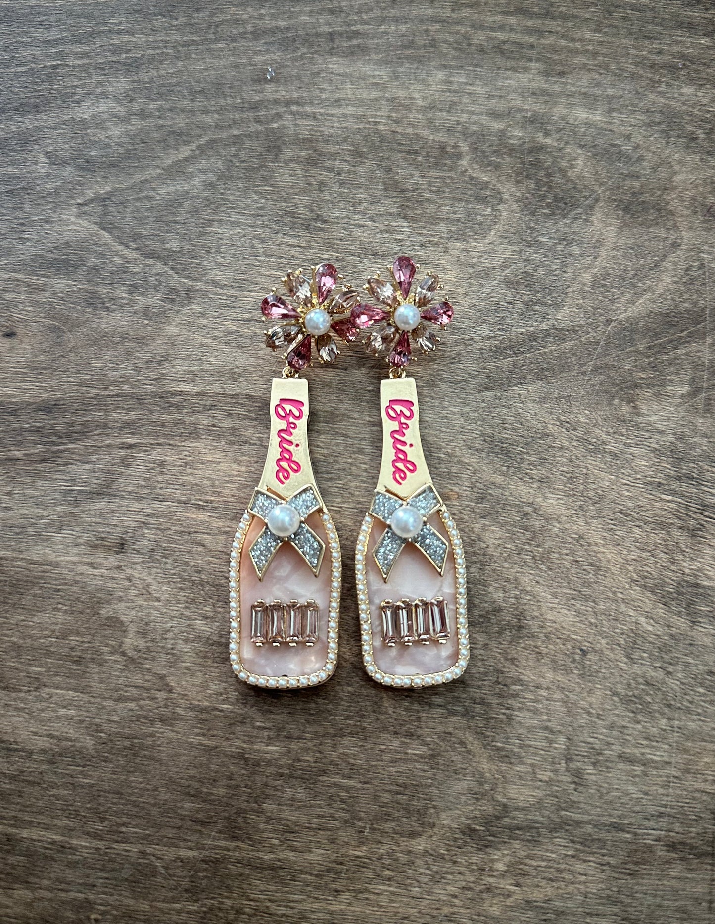 Crystal Bridal Toast earring
