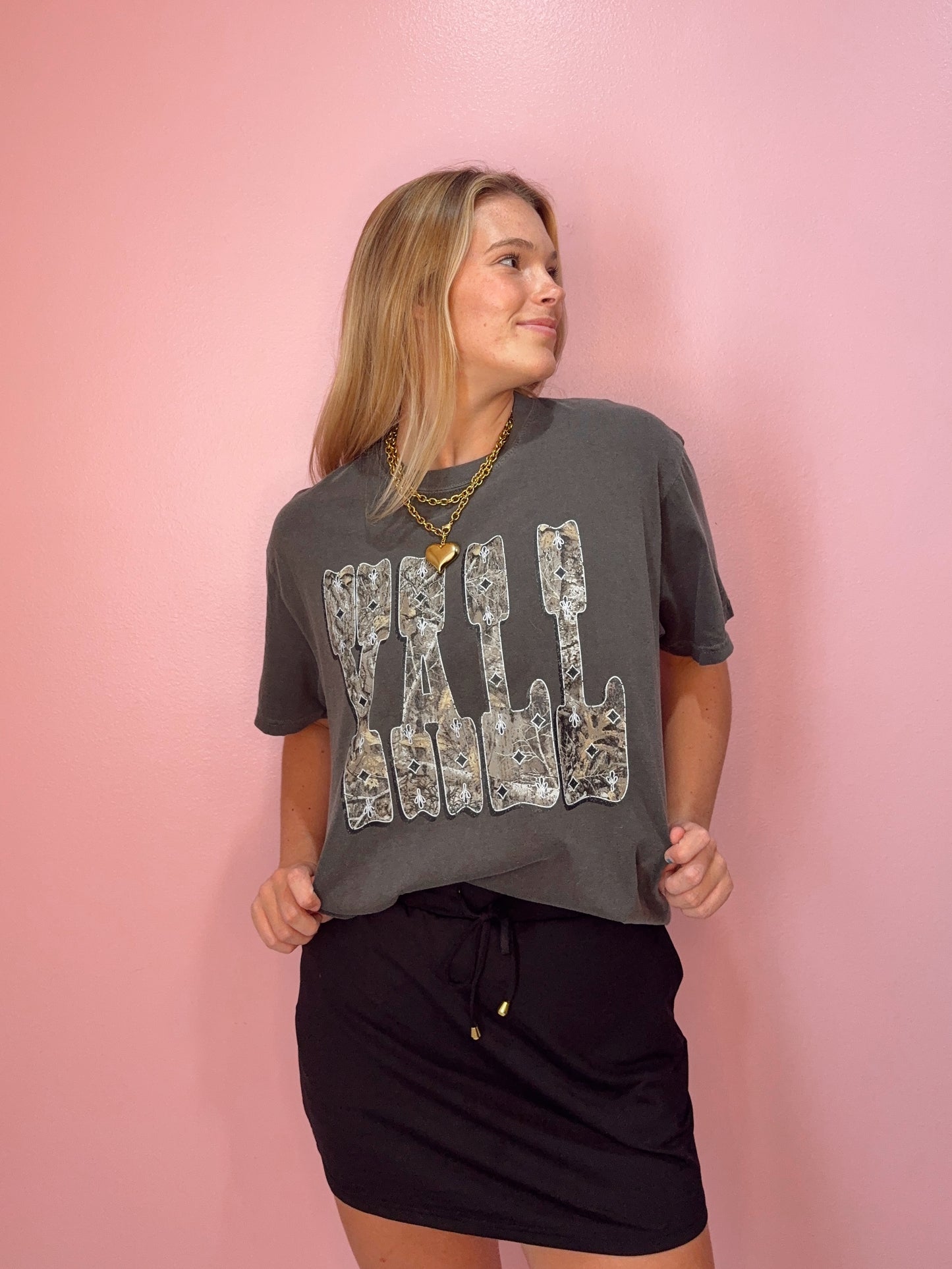 Camo Y'all Graphic Tee