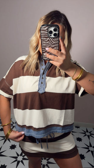 Coco Stripe Matching Set
