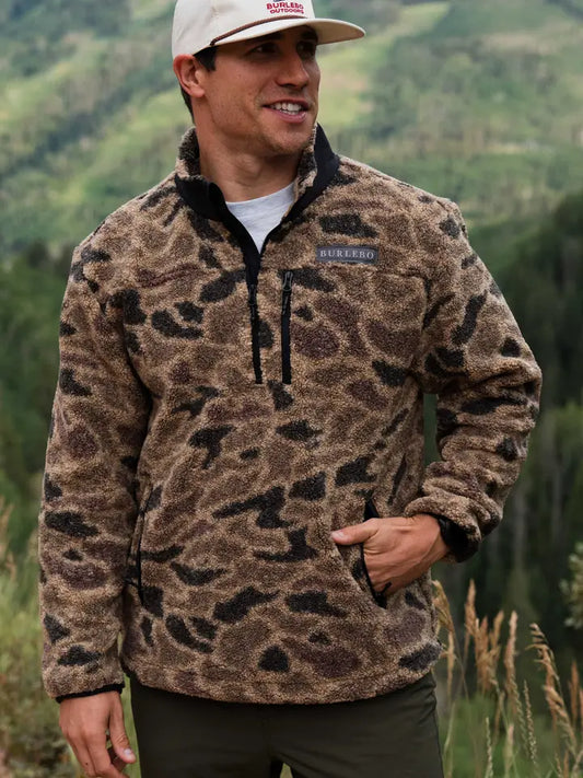 Sherpa Quarter-Zip - Rocky Mountain Camo