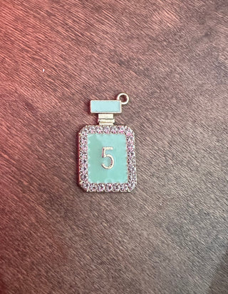 Perfume Bottle Mint Enamel