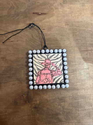 Zebra Cowboy Pearl Freshie