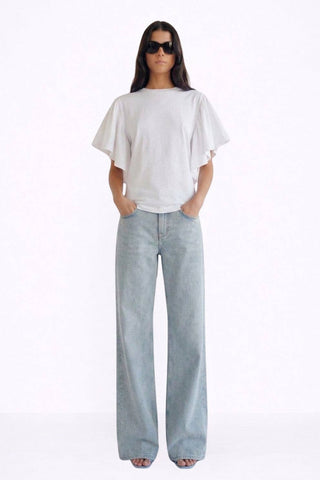 Flutter Sleeve Top