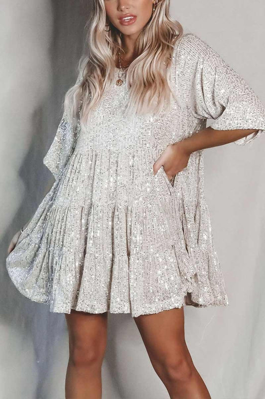 Silver Sparkle Dress