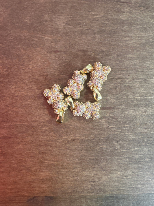 Rhinestone Gummy Bear Charm