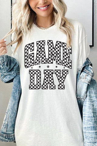 COLORBEAR - Checkered Game Day Graphic Heavyweight Tee