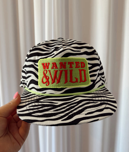 Wanted & Wild Zebra Hat