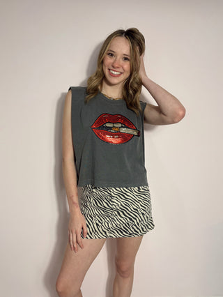 Cig Lips Top