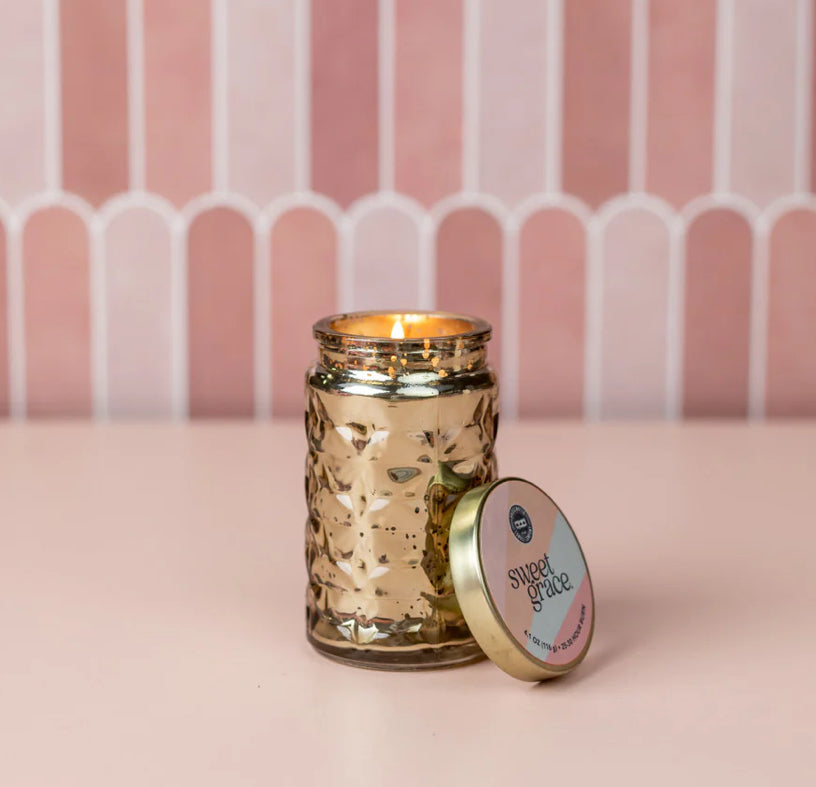 Sweet Grace Collection Candle Gold