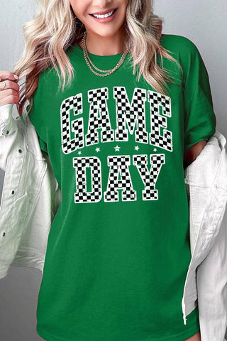 COLORBEAR - Checkered Game Day Graphic Heavyweight Tee