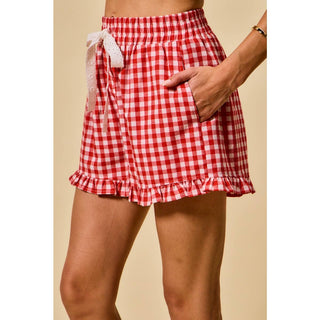 So Me - RUFFLED BOTTOM DETAIL SHORT PANTS