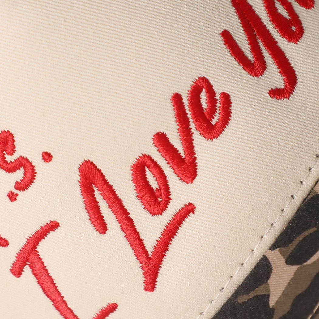 P.S. I Love You Embroidered Hat