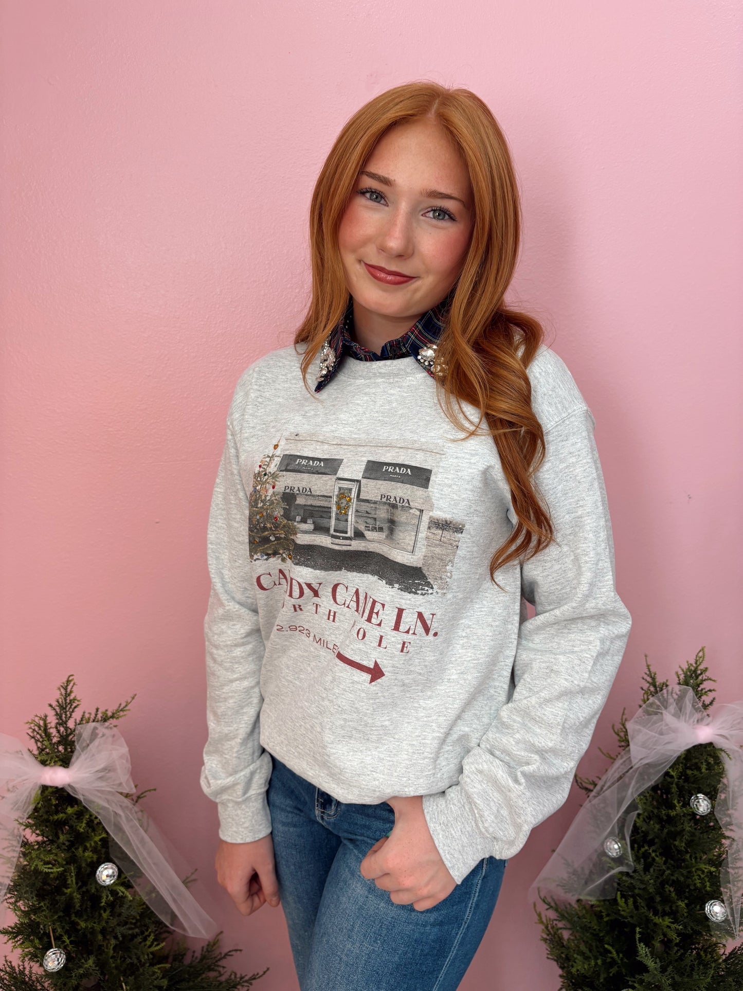 Candy Cane Marfa Sweatshirt