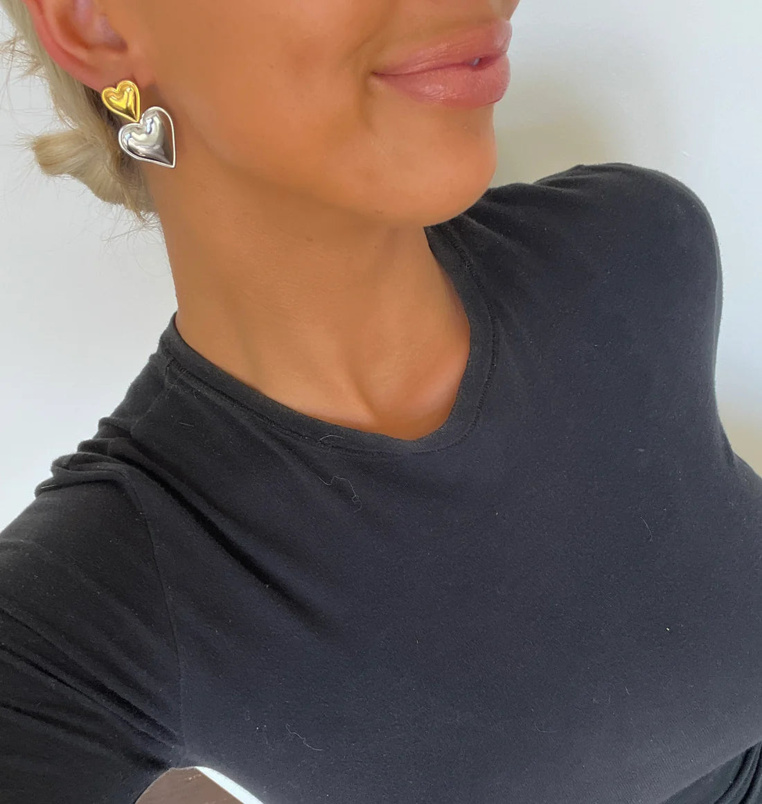 Mixed Heart Earrings