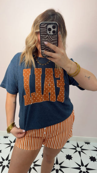 Fall Polka Dot Tee