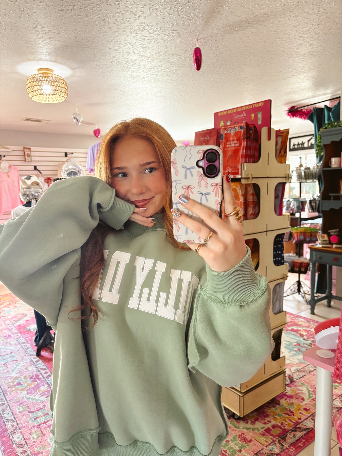 Dilly Dally Mock Neck