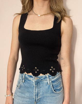 Scallop Hem Top