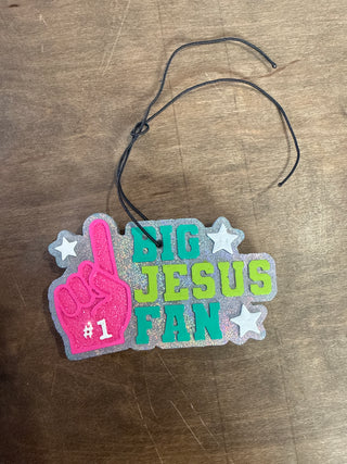 Big Jesus Fan Freshie