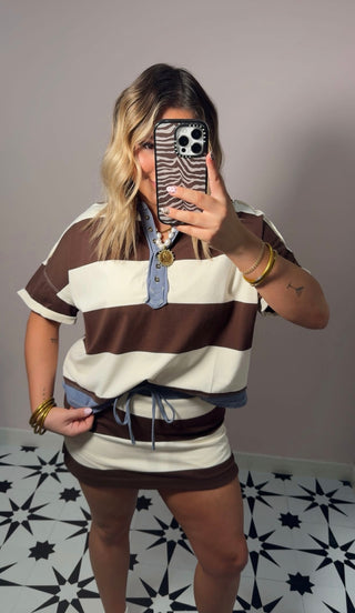 Coco Stripe Matching Set